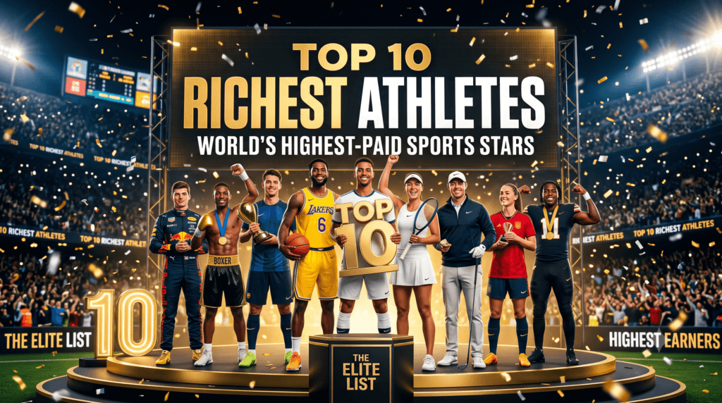 Top 10 Richest Athletes in the World: From Court to Boardroom