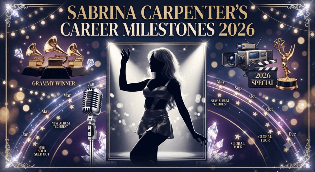 Sabrina Carpenter Career Milestones 2026