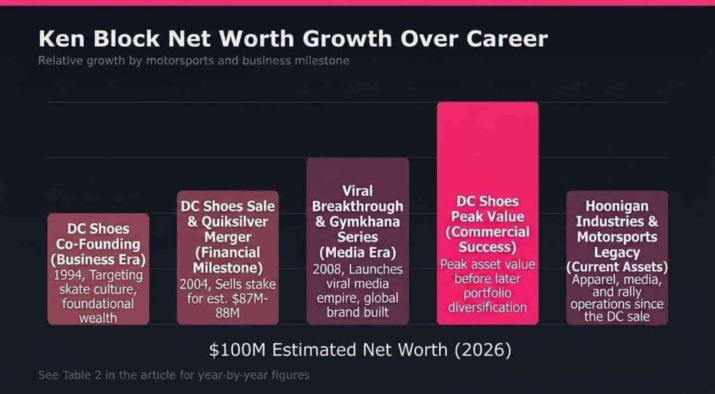Ken Block Net Worth Progression