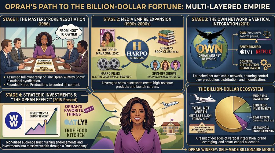 How Oprah Built Her Billion-Dollar Fortune