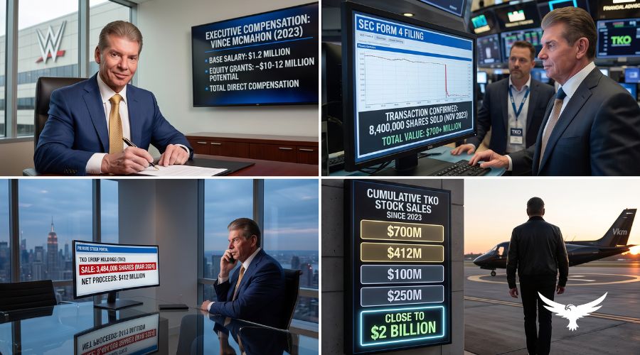 Vince McMahon’s Salary and Stock Sales